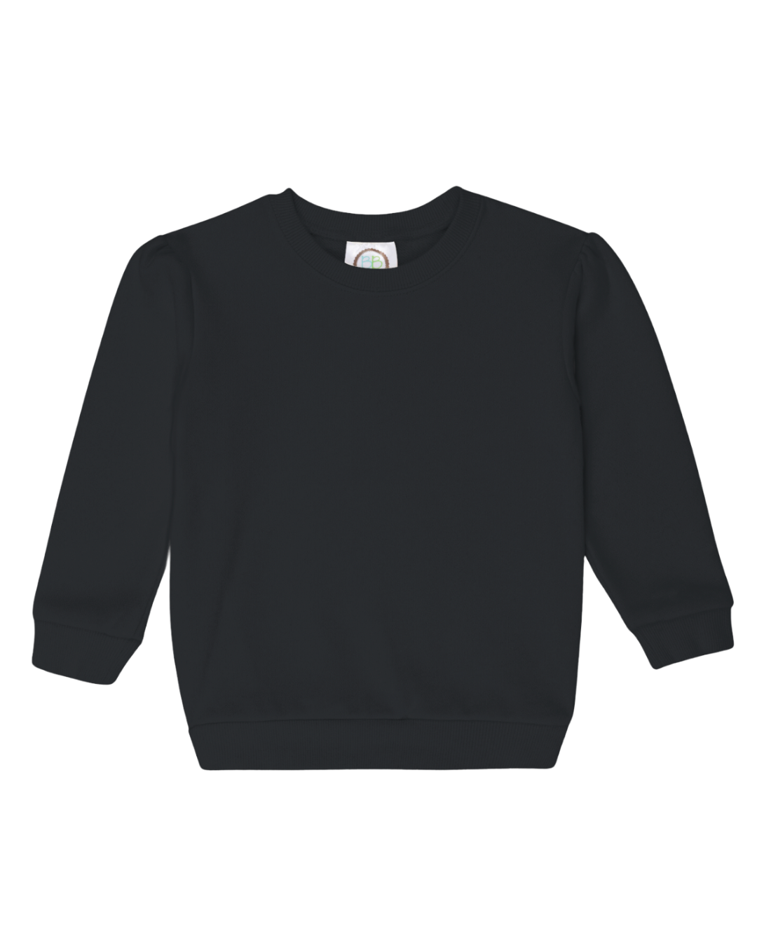 Girls Puff Sleeve Sweatshirt