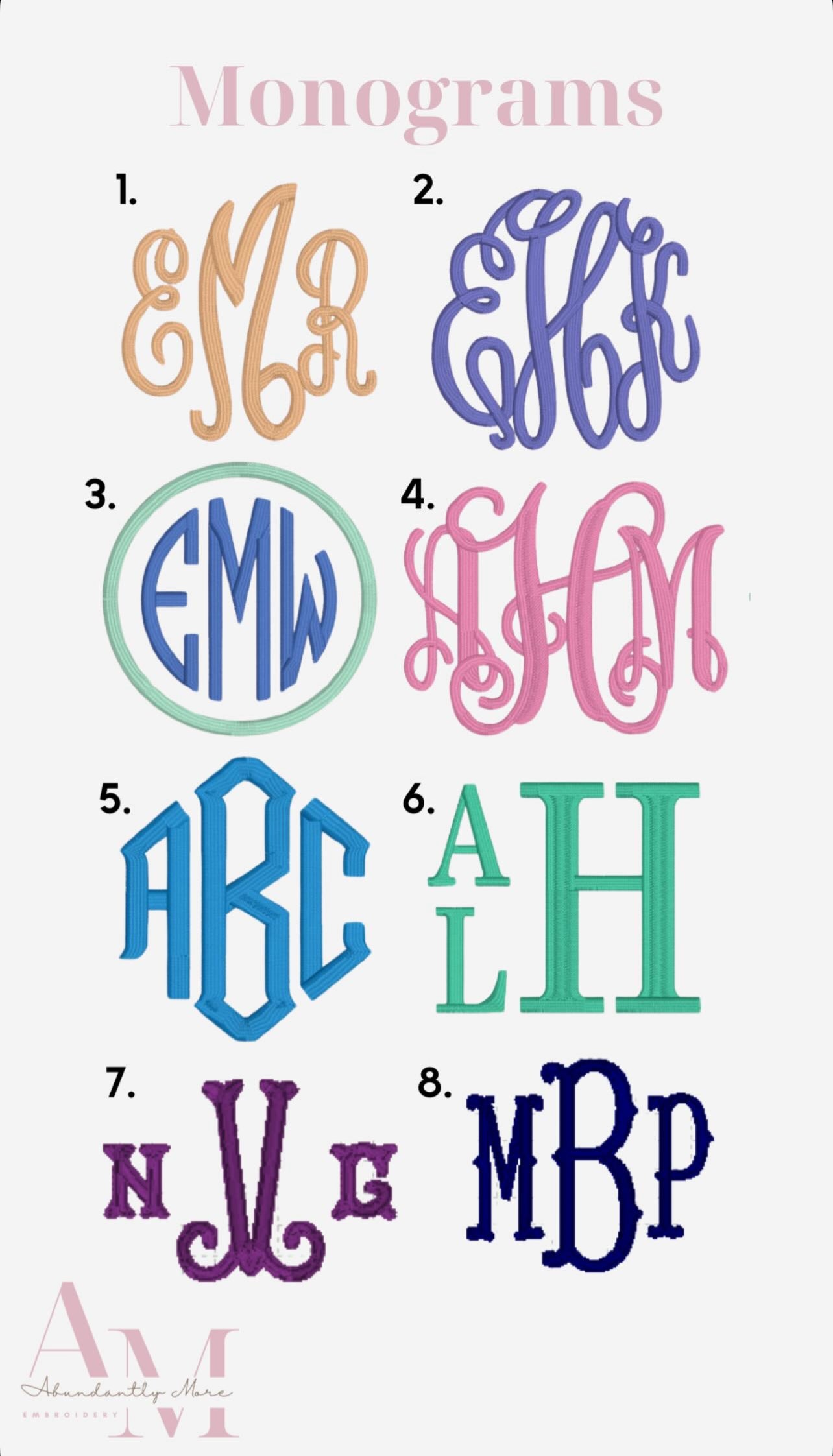 Monogrammed Sweatshirt Bubble