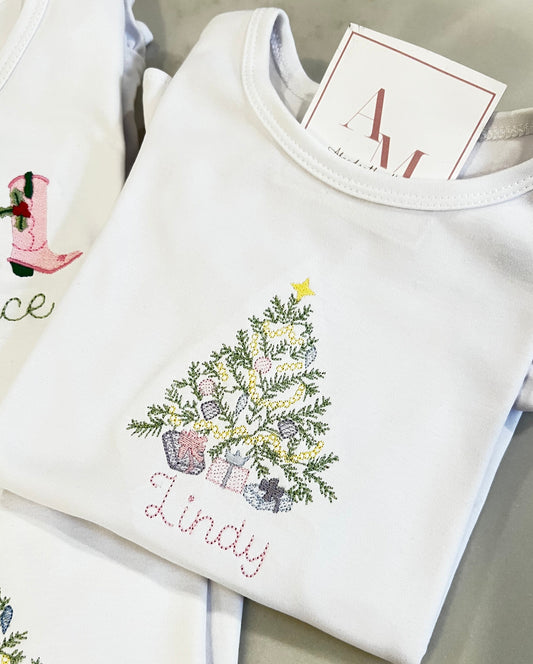Christmas Tree Long Sleeve for Girls