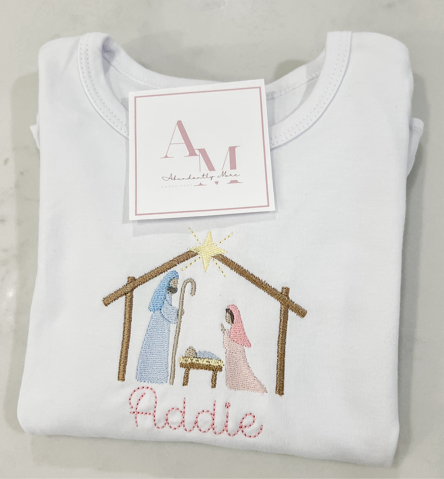 Nativity Scene Long Sleeve for Girls
