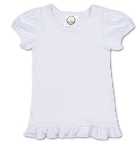 Short Sleeve Ruffle T-Shirt