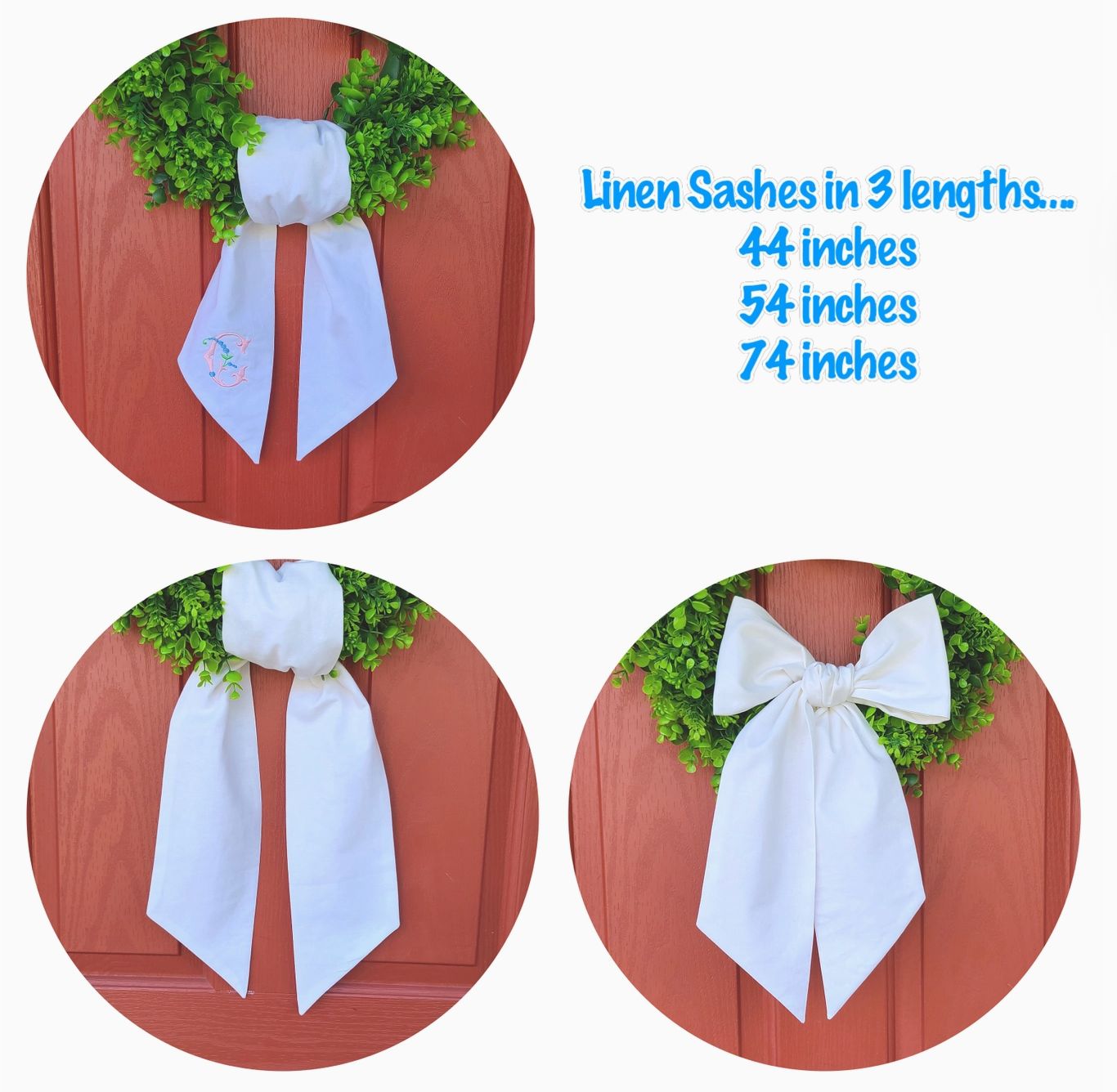 Linen Blend Sashes