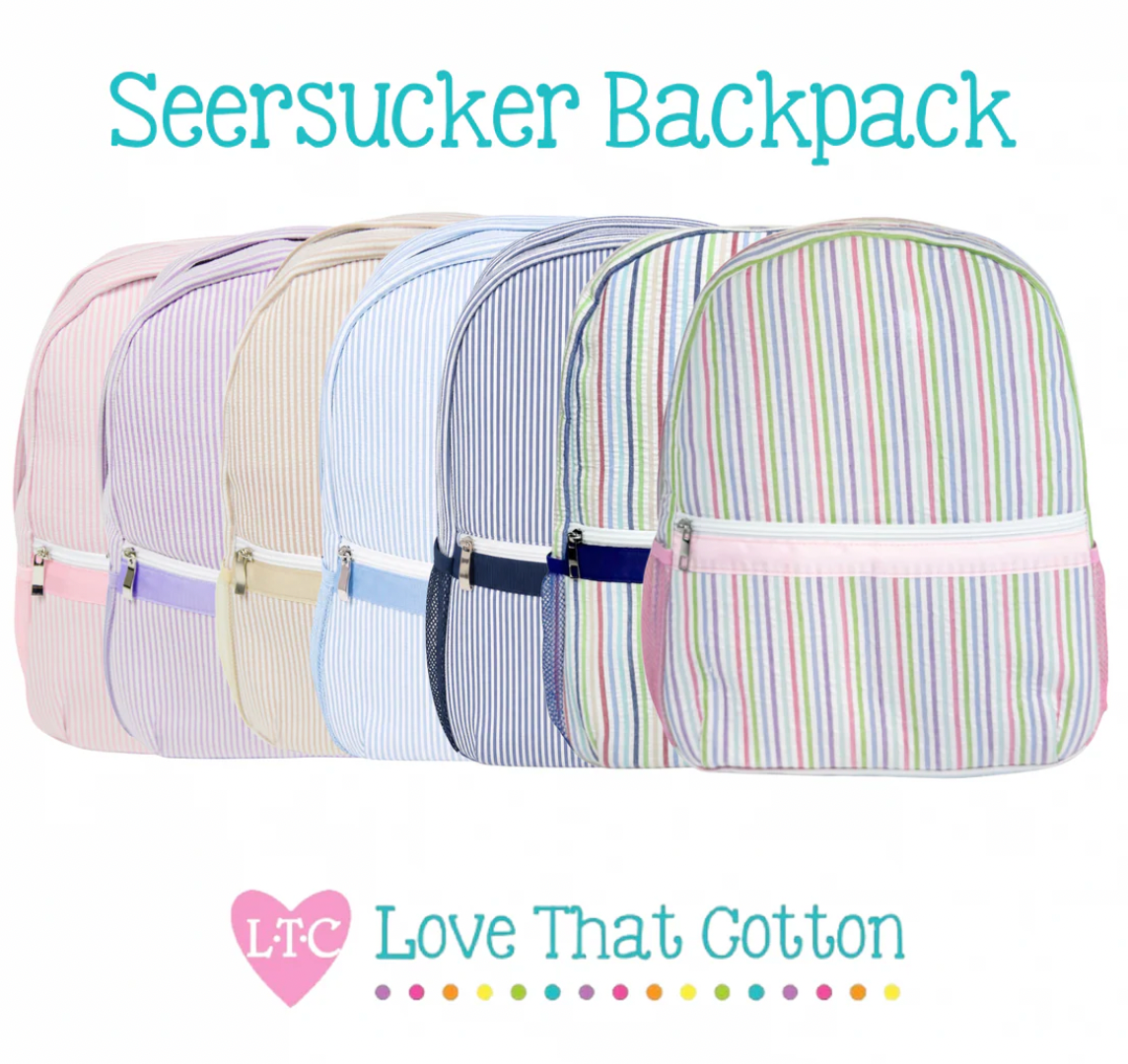 Seersucker Backpack