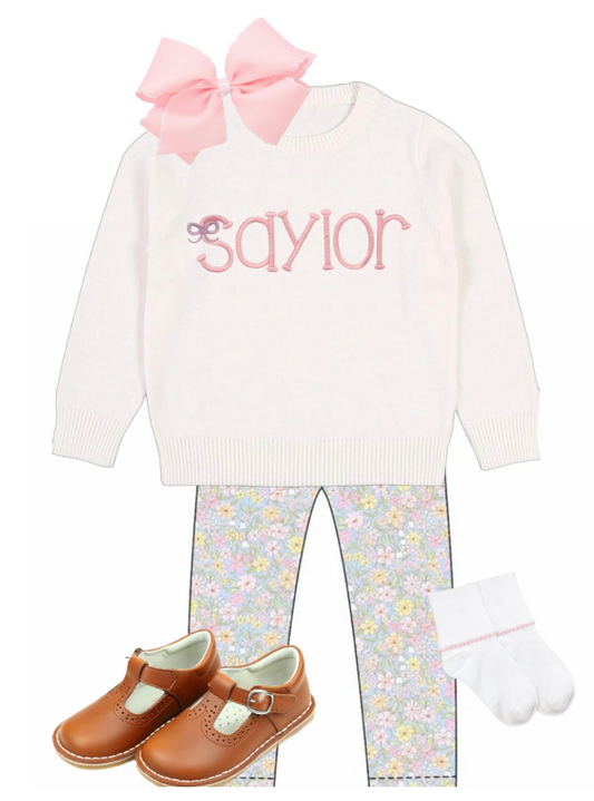 White Campure Sweater