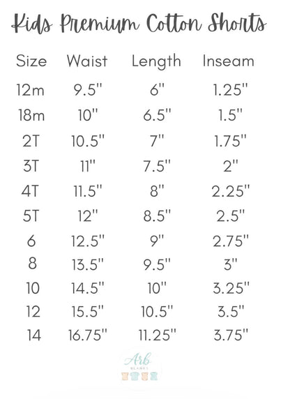 Kids Cotton Shorts with Pockets | PRE-ORDER