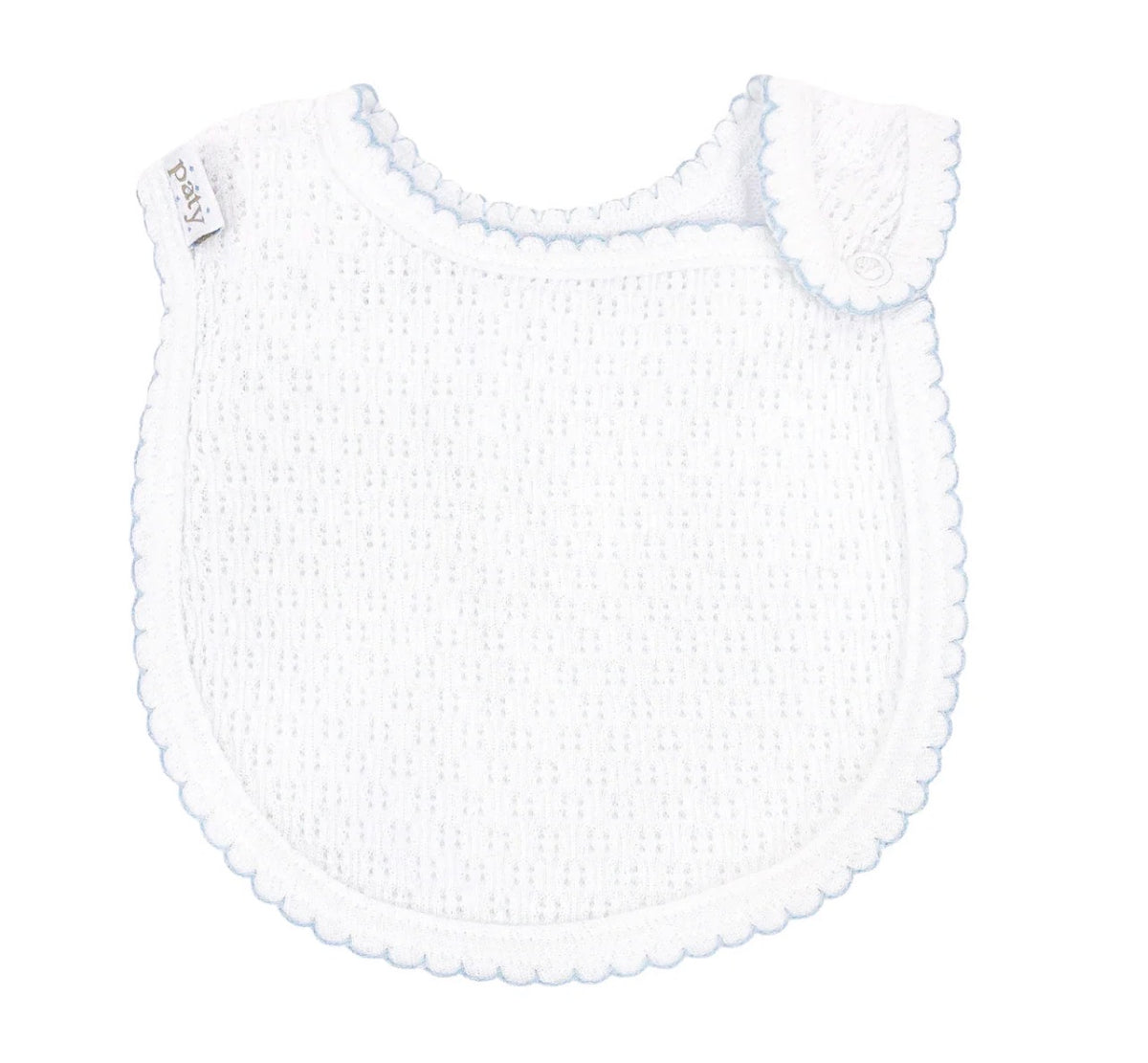 Paty Knit Shoulder Snap Bib