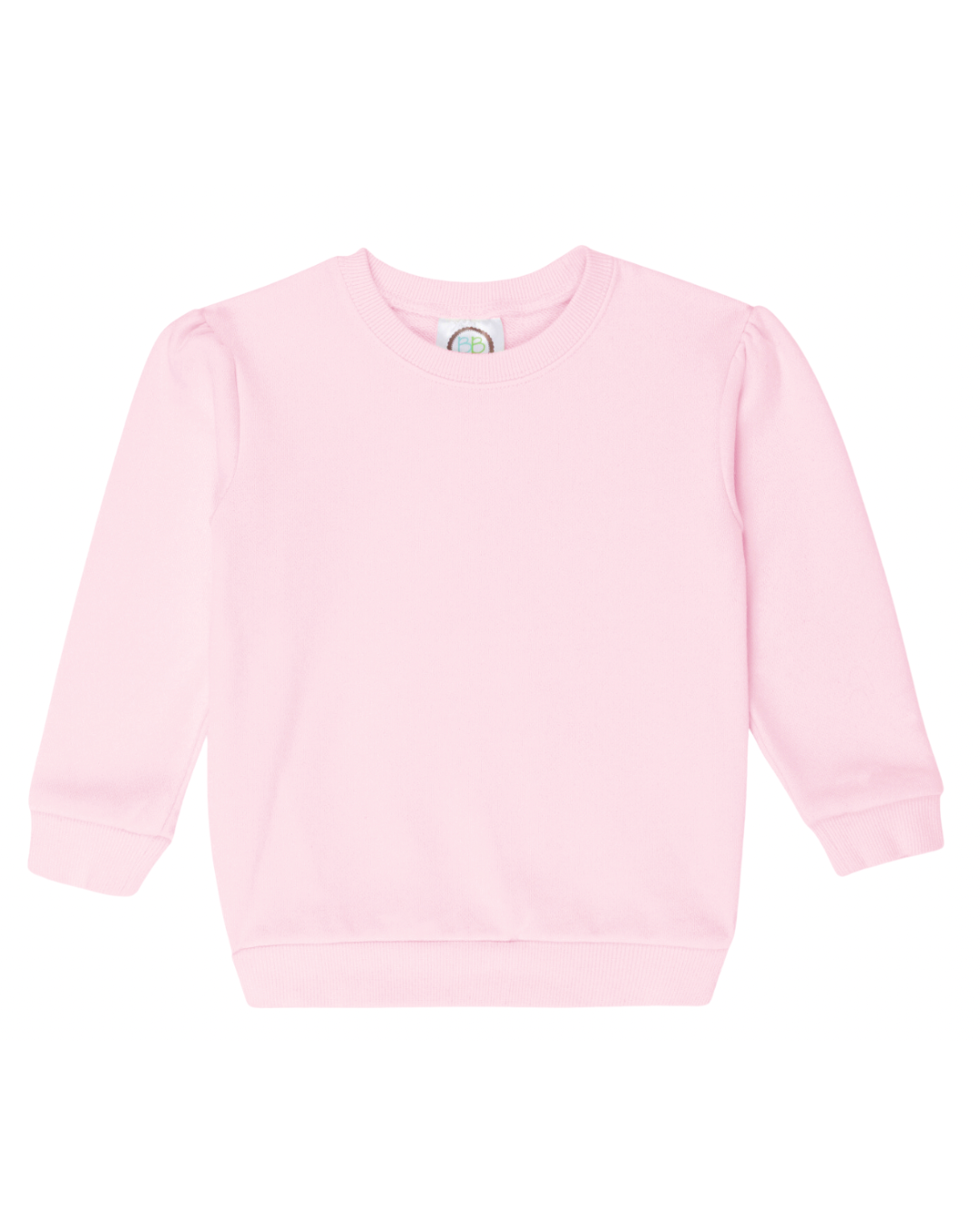 Girls Puff Sleeve Sweatshirt