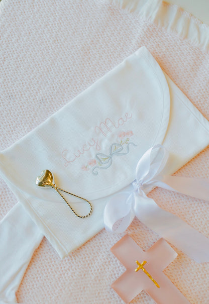 Cotton Pique Keepsake Bag