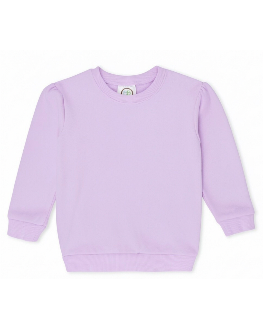 Girls Puff Sleeve Sweatshirt