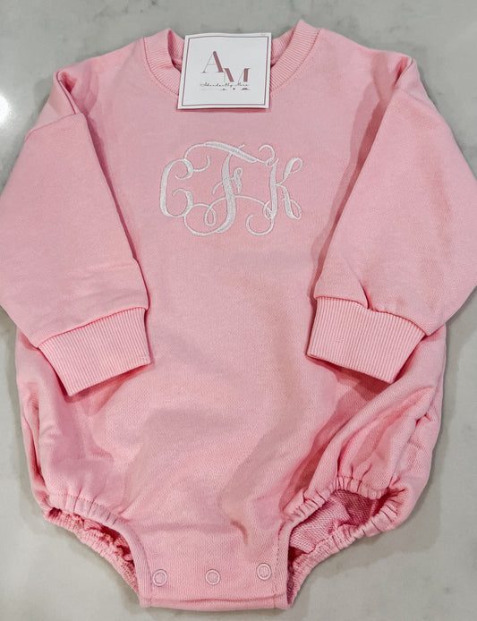 Monogrammed Sweatshirt Bubble