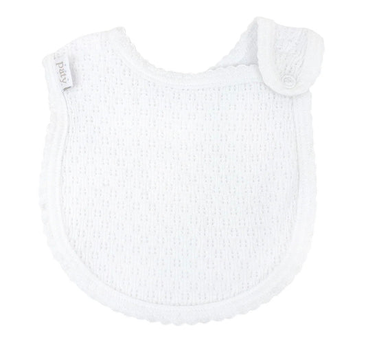 Paty Knit Shoulder Snap Bib