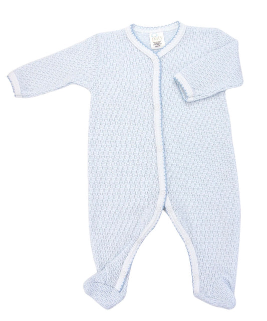 Paty Knit Solid Color Footie