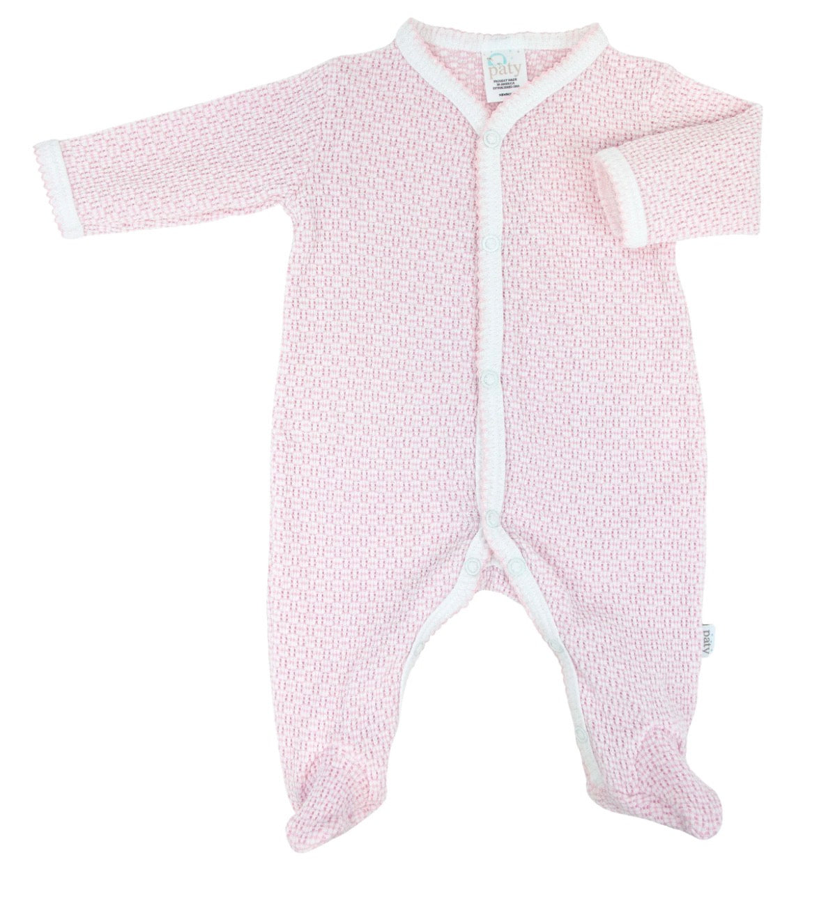 Paty Knit Solid Color Footie
