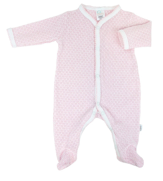 Paty Knit Solid Color Footie