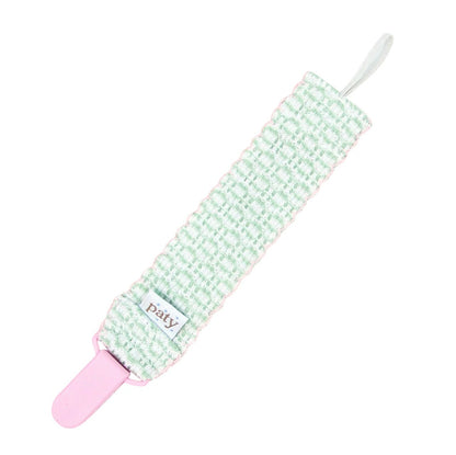 Paty Knit Pacifier Clip