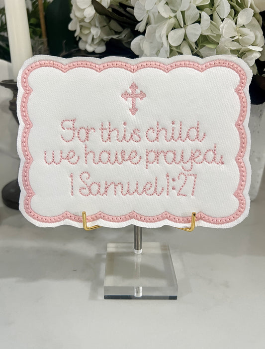 1 Samuel 1:27 Verse Card