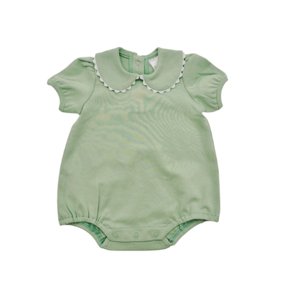 Green Scalloped Collar Bubble