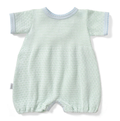 Paty Knit Solid Color Bubble with Pima Trim