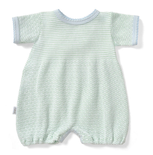 Paty Knit Solid Color Bubble with Pima Trim