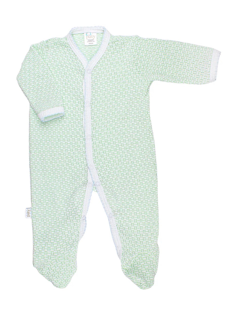 Paty Knit Solid Color Footie