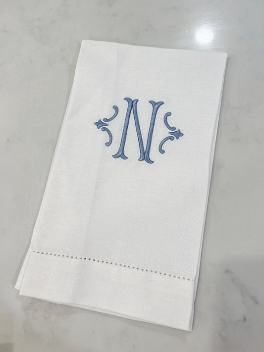 White Linen Guest Towel