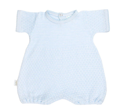 Paty Knit Solid Color Bubble with Pima Trim