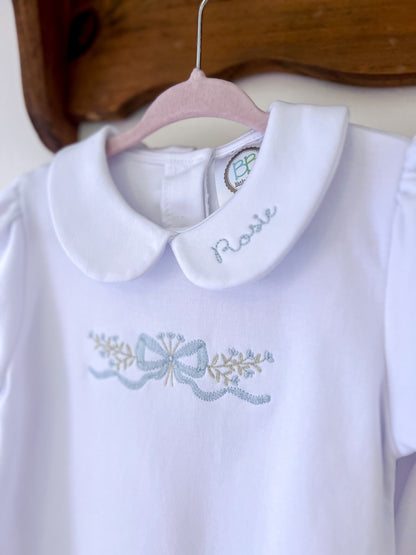 Grandmillenial Spring Bow Dress or Bubble