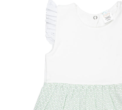 Paty Knit Dress with Eyelet Flutter Sleeves