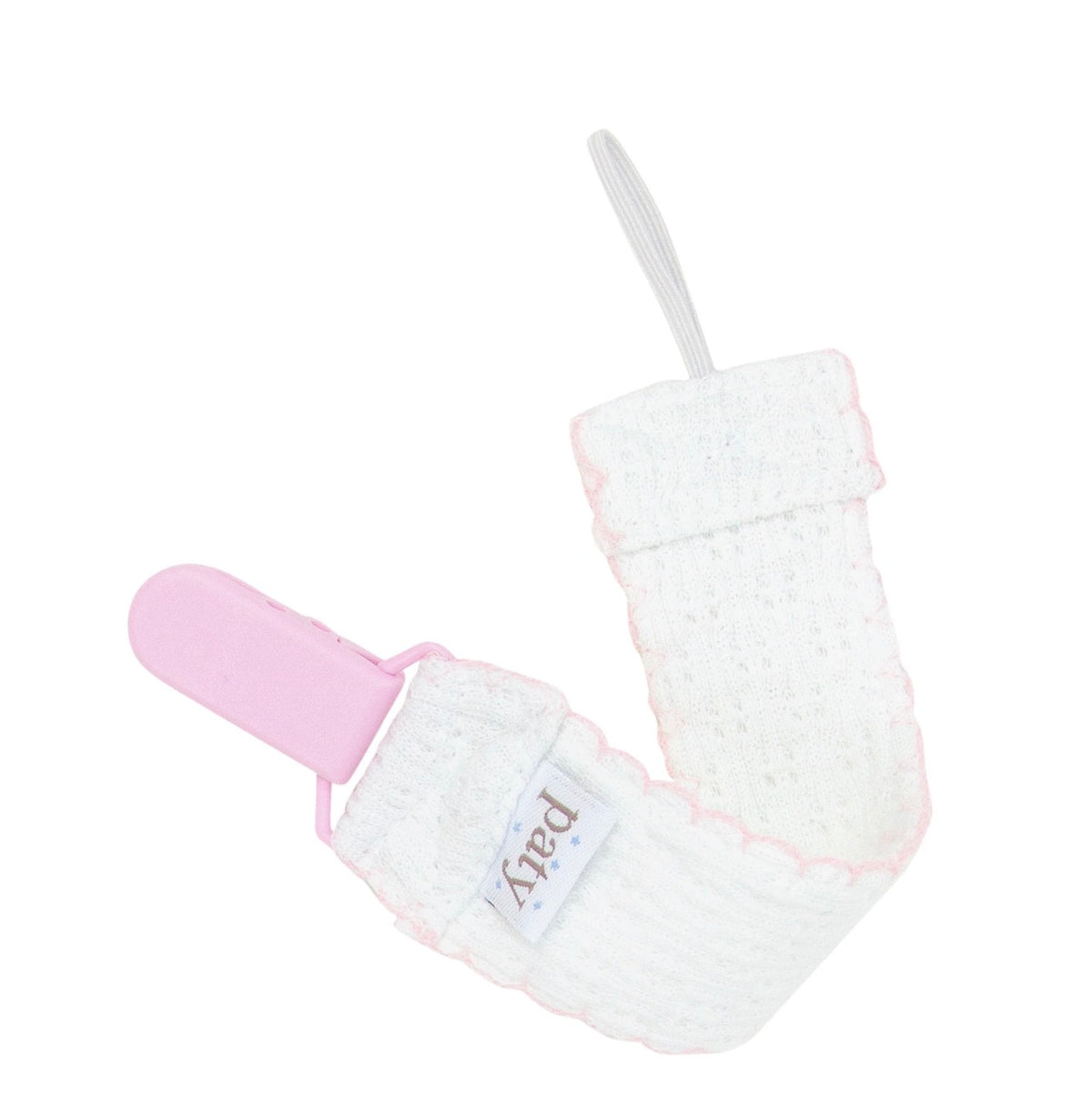 Paty Knit Pacifier Clip