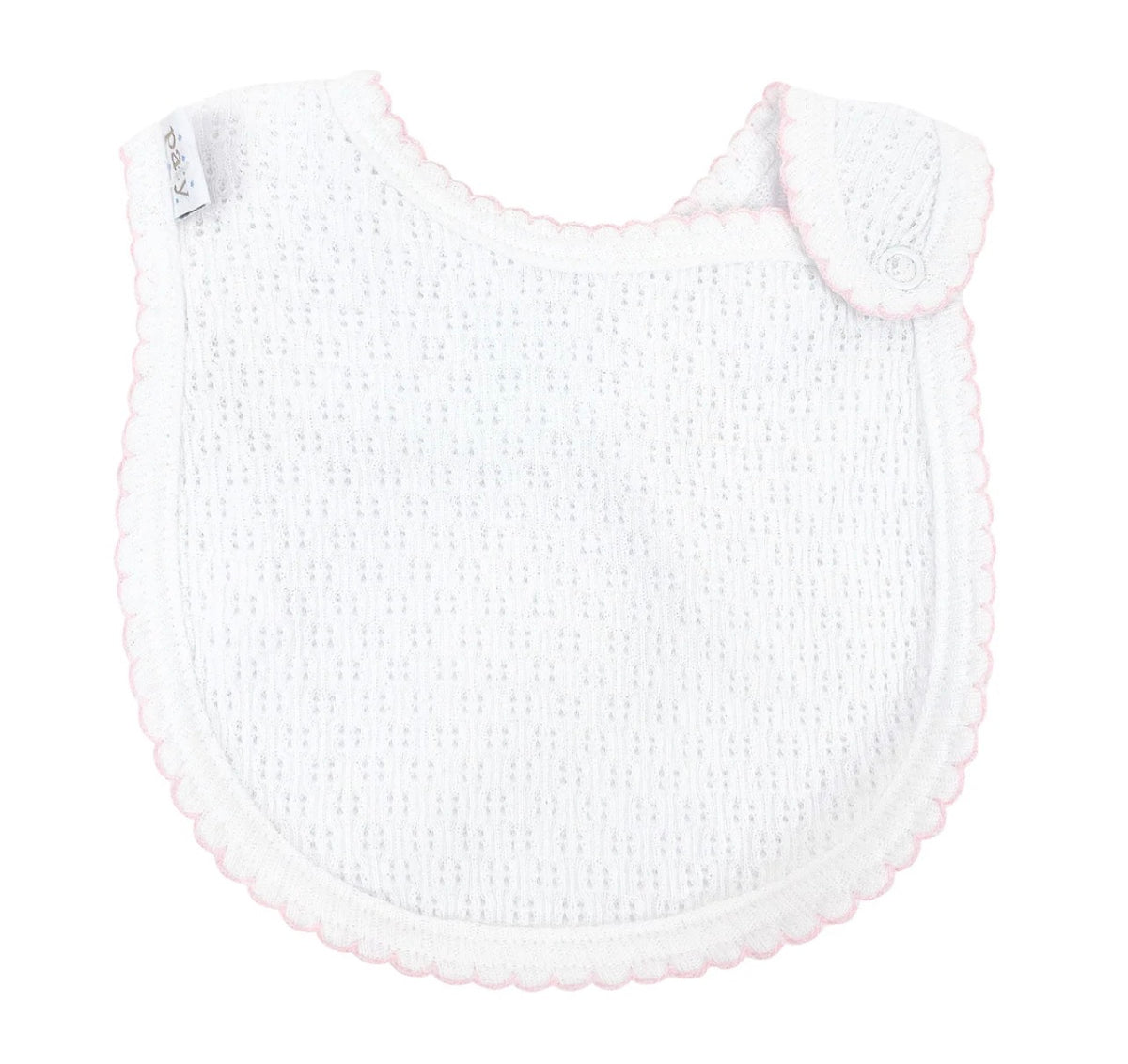 Paty Knit Shoulder Snap Bib