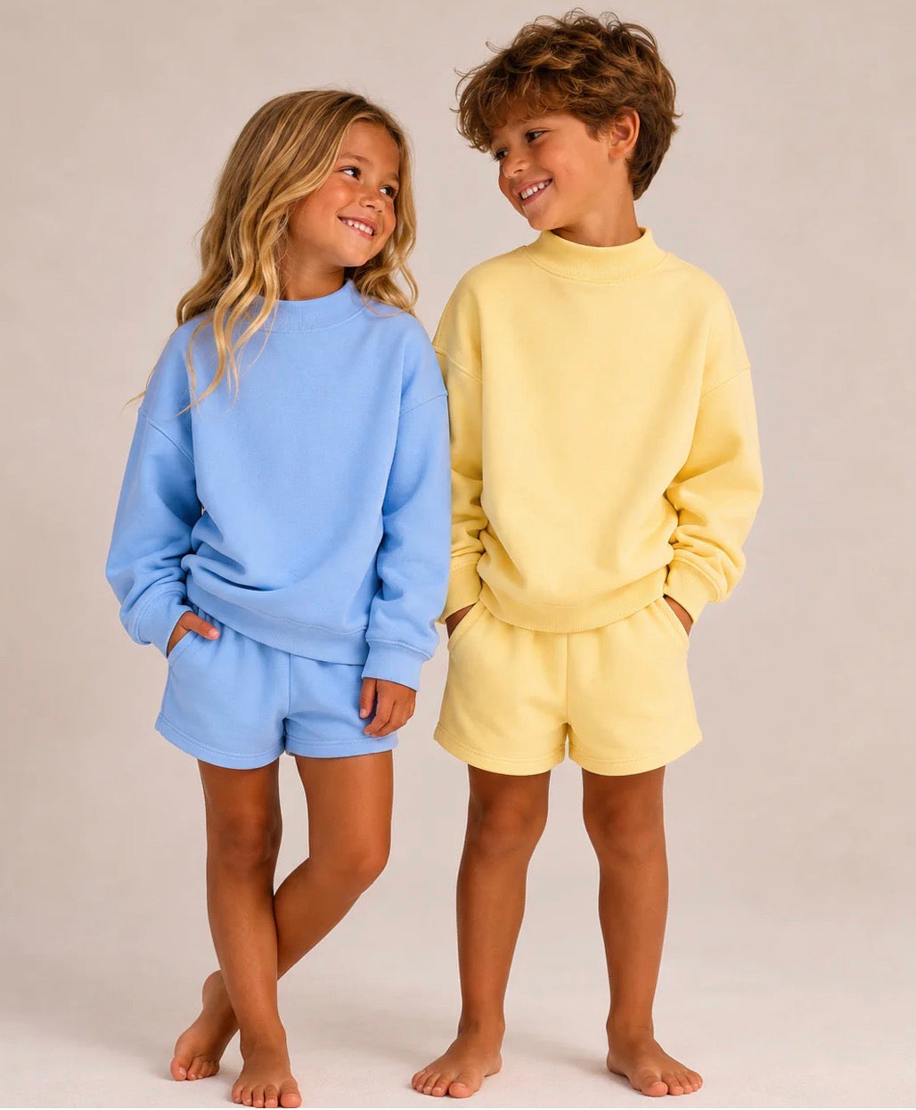 Kids Cotton Shorts with Pockets | PRE-ORDER