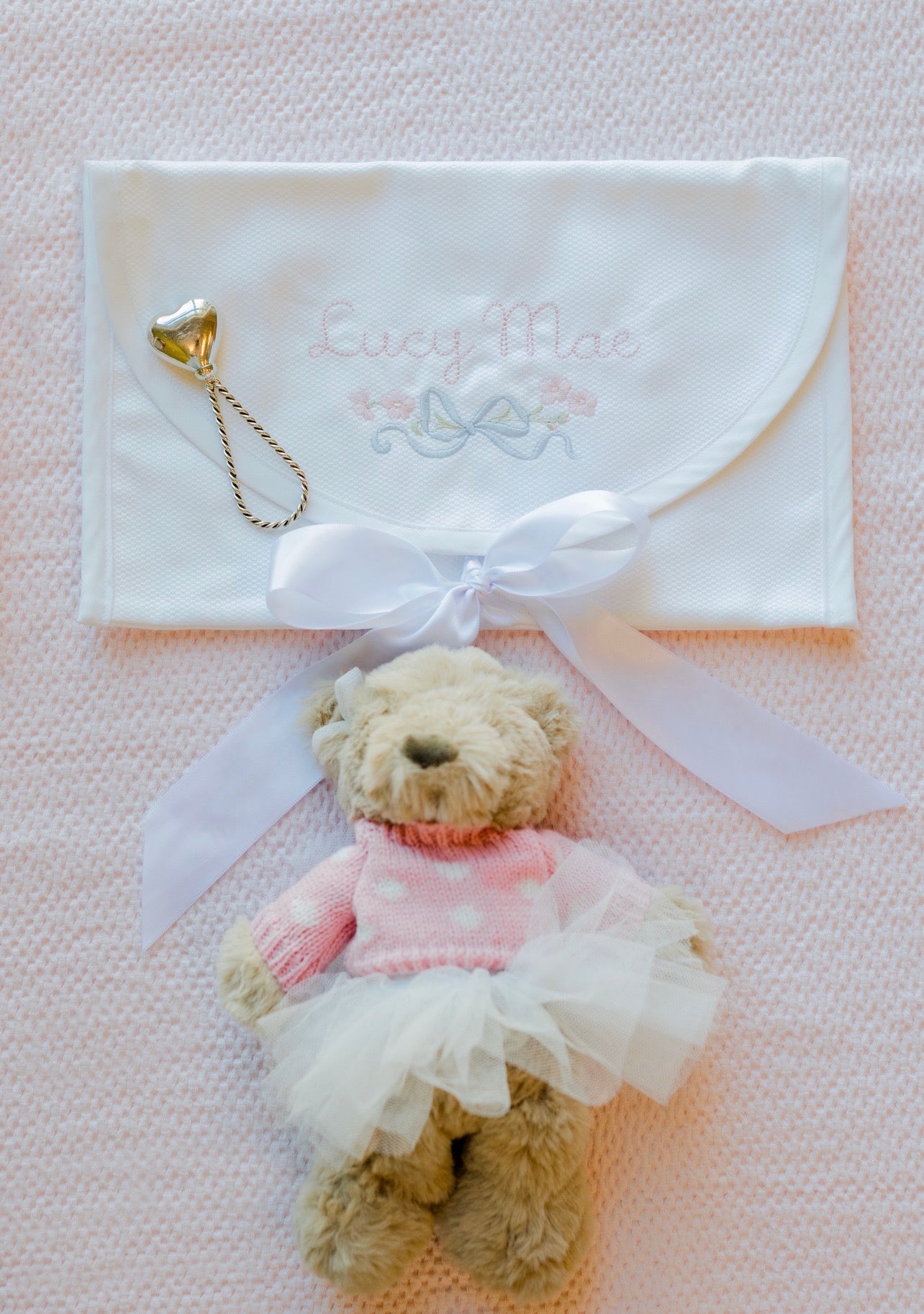 Cotton Pique Keepsake Bag