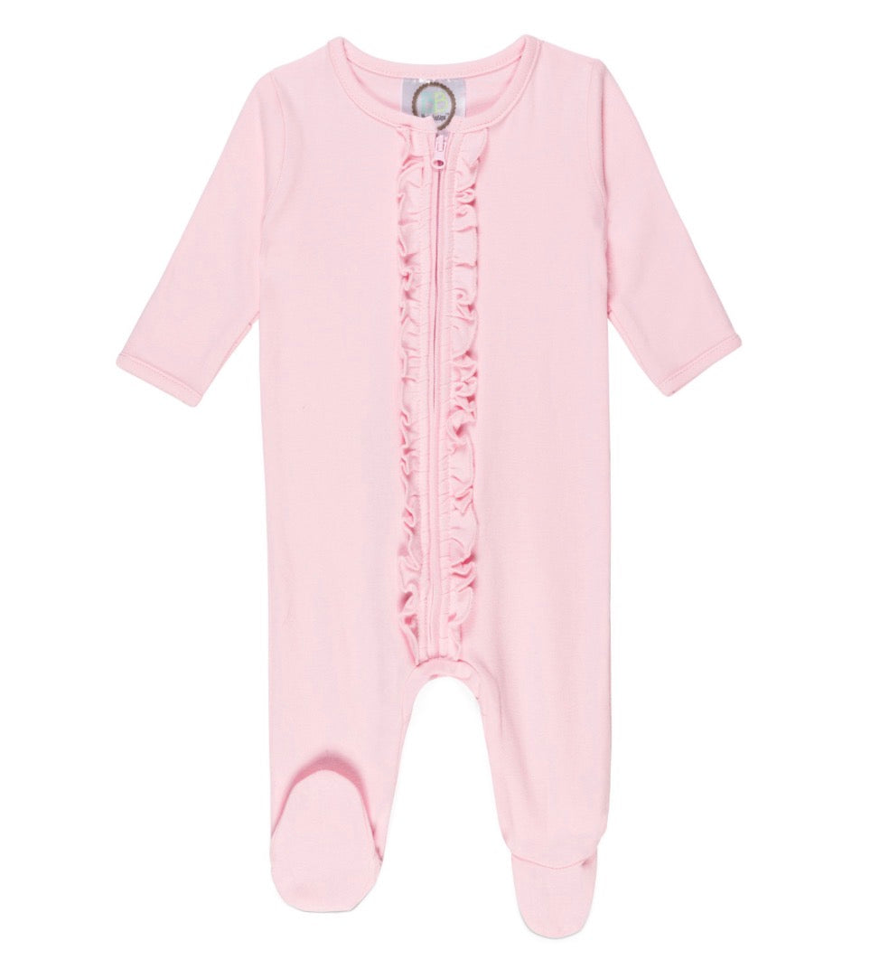 Ruffle Zipper Sleeper for Girls