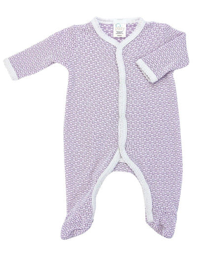 Paty Knit Solid Color Footie