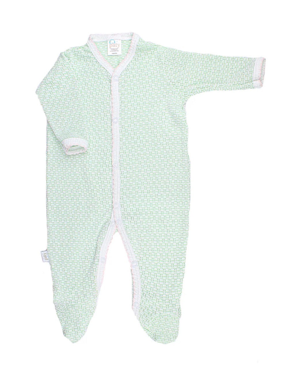 Paty Knit Solid Color Footie