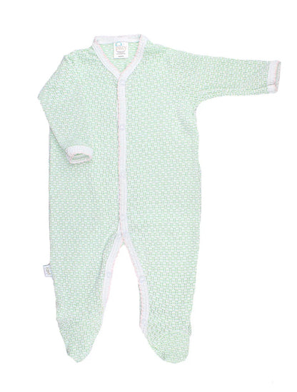 Paty Knit Solid Color Footie