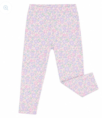 Light Pink Floral Leggings