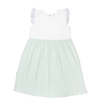 Paty Knit Dress with Eyelet Flutter Sleeves