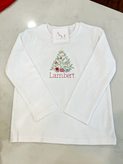 Christmas Tree Long Sleeve for Boys