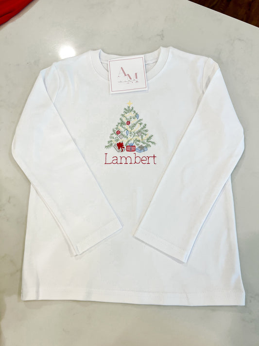 Christmas Tree Long Sleeve for Boys