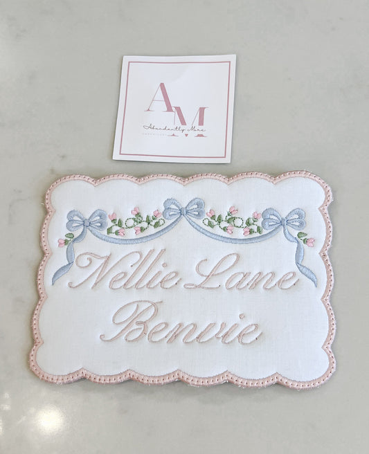 Bow Swag Keepsake Card