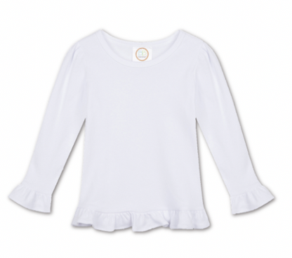 Long Sleeve Ruffle T-Shirt