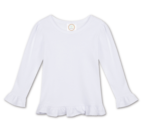 Long Sleeve Ruffle T-Shirt