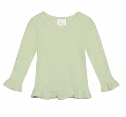 Long Sleeve Ruffle T-Shirt