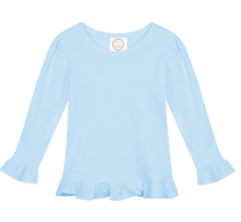 Long Sleeve Ruffle T-Shirt