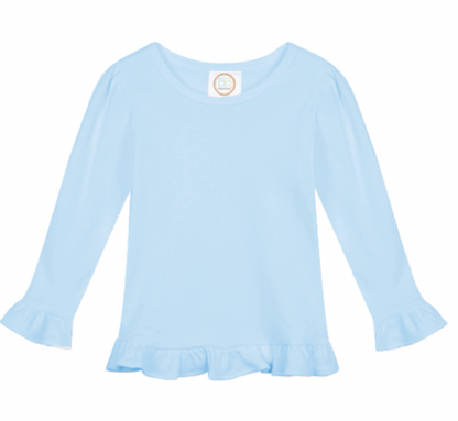 Long Sleeve Ruffle T-Shirt