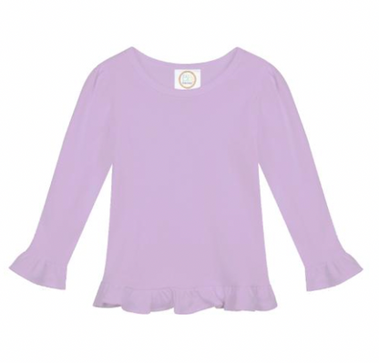 Long Sleeve Ruffle T-Shirt