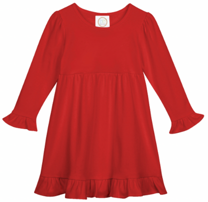 Long Sleeve Ruffle Dress