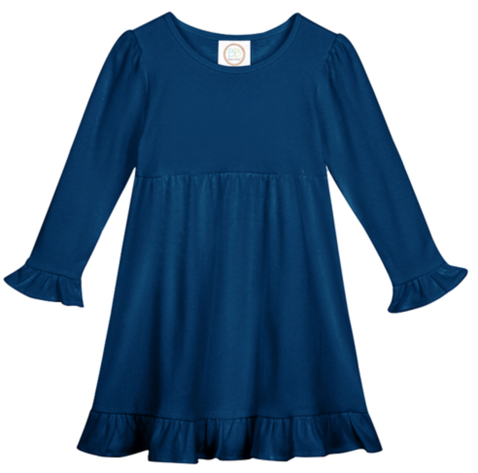 Long Sleeve Ruffle Dress