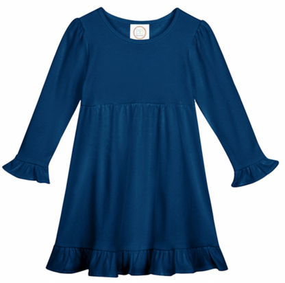 Long Sleeve Ruffle Dress